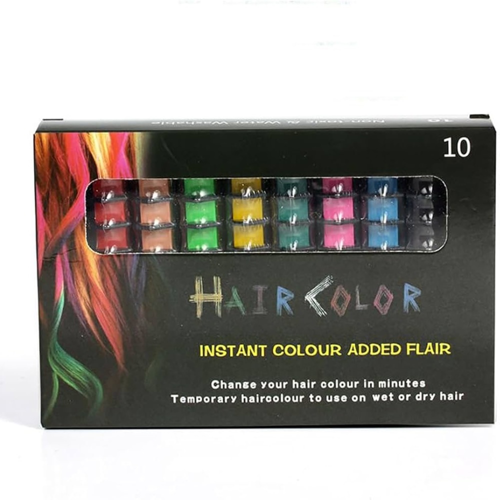 NEW 🌈 10-Piece Temporary Hair Color Comb Set 👩🏻‍🎤🧑🏻‍🎤👨🏻‍🎤
